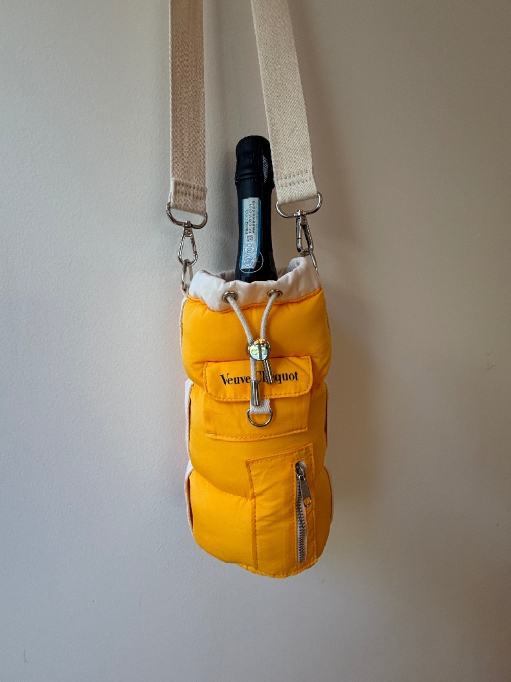 Veuve Cliquot Yellow Limited Edition Puffer Bag
